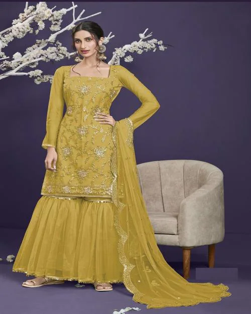 Rahi Fashion Soft Net Sharara Suit for Woman