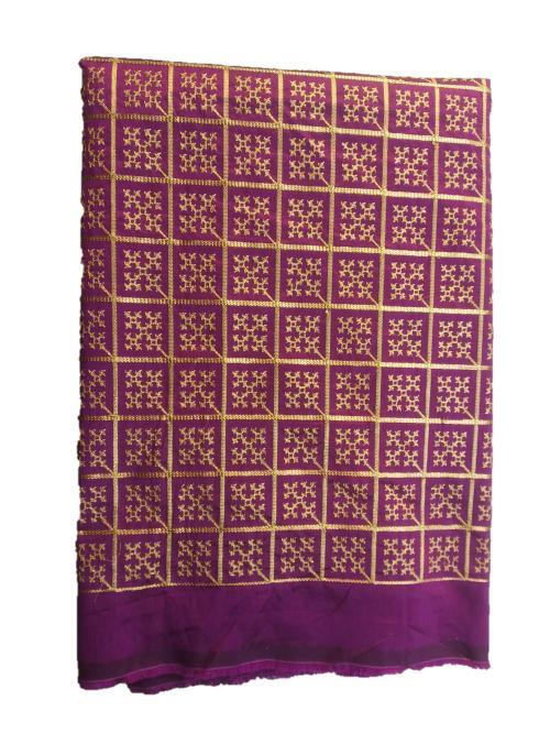 Shantuba Textiles Women Heavy Embroidery (Unstitched) Blouse Piece 1Mtr Vayin