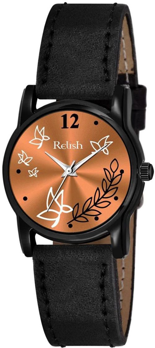 RELISH Analog Orange Watch For Girls Re-L001