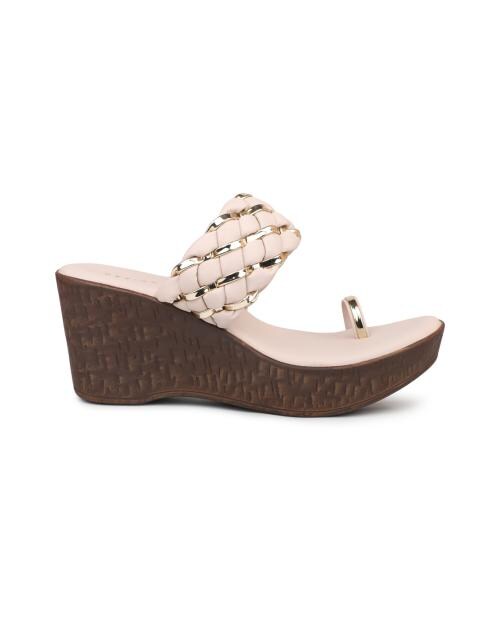 Design Crew Braided Platform Sandal with Toe Ring