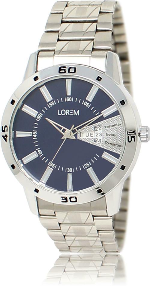 LOREM Blue Analog Watch For Men Watches