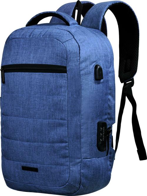 BENLING School College Office Casual Unisex Backpack SK-BL-051-NVY-BLU