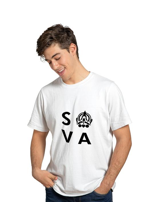 Lups Men And Women White Valorant Sova Digital Printed Cotton T-Shirt (Xl)