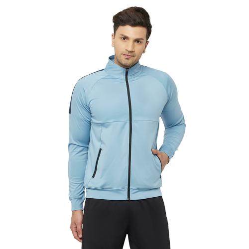 LOTTO MEN BRYAN LIGHT GREEN SWEAT JKT TOP