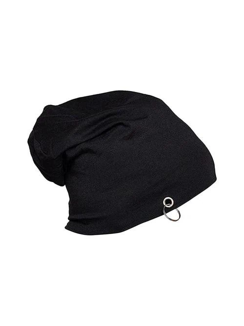 Gajraj Black Cotton Helmet Cap