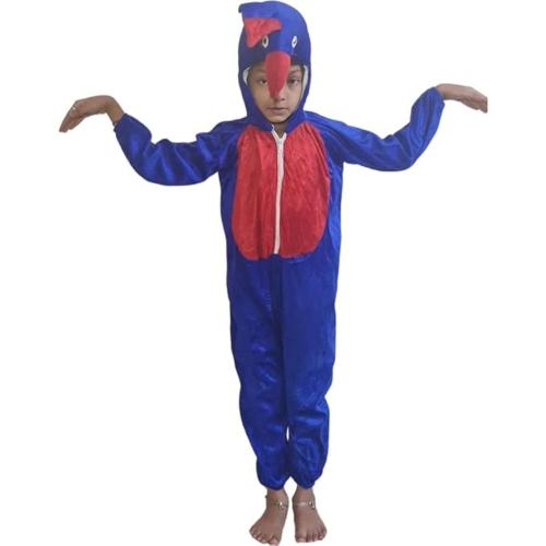 Indyragie Birds Costume for Kids Fancy dress for kids Peacock (Blue)