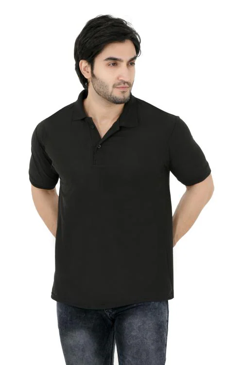 Buy Keoti Men Polo Collar Neck Poly-cotton(Mattey) Fabric Casual Wear T ...