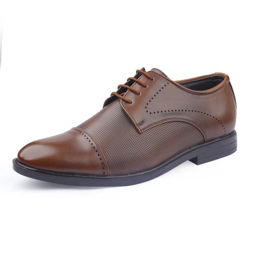 Bacca Bucci WINDSOR Formal Shoes with Superior Comfort | All Day Wear Office Or Party Lace-up Shoes Brown