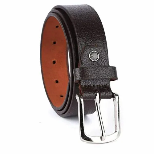 Buy Formal Brown Non Reversible Belt for Men (50154000) (32, Brown ...