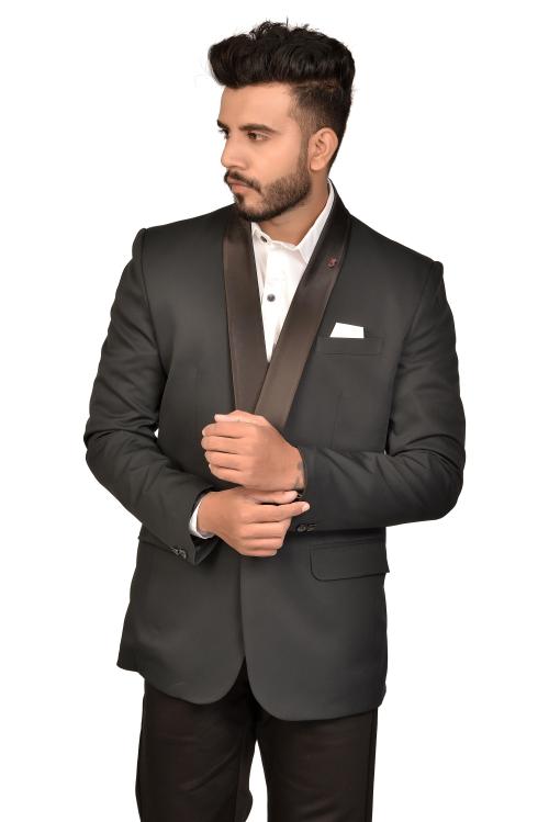 SELYEM Men's Slim Fit Formal/Party Blazer/Casual Blazers fancy blazer Black 7XL