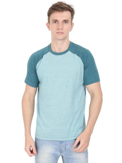 Buy Ecoline Clothing Men Jade 50-50 Blend Raglan T-Shirt (M) Online at ...