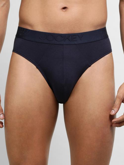 Jockey IC24 Men's True Navy Solid Tencel Briefs