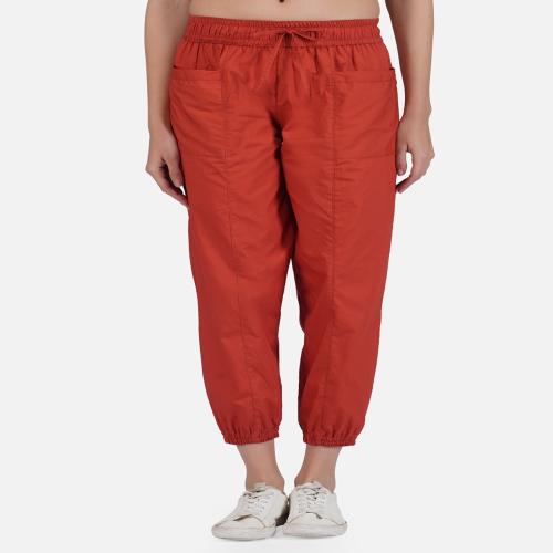 Buy Fabcoast Women Cotton Cargo Pants Full Elastic and Drawstring with