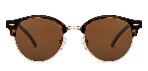 John Jacobs Full Rim Brown Sunglasses Unisex