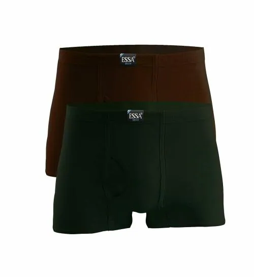 ESSA Mens Cotton Trunks Without Pocket, Pack of 2_105Cm (Multi-Coloured)_105 cm Or XXL