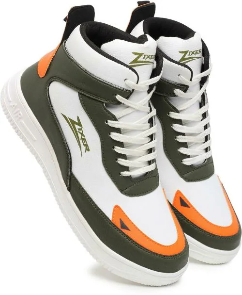 Zixer Streetwear Pro Style High Top Platform Fashion Sneakers/Sports/Casual Shoes for Men || Ankle Casual Shoes for Men Latest || Boots For Men||Dancing Shoes