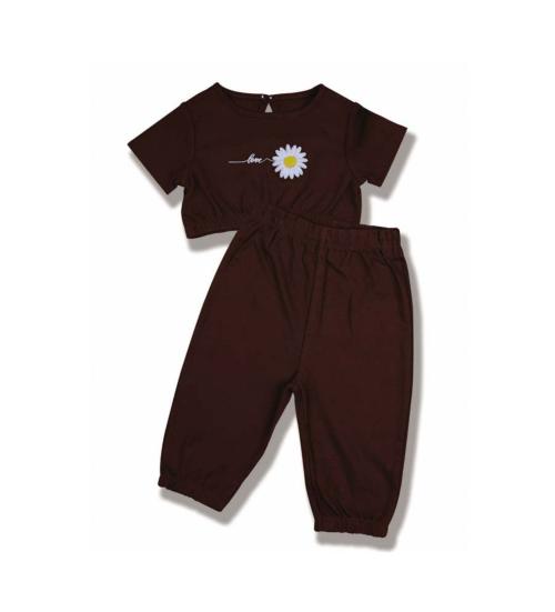 Buy KITEX Baby Girls Shortsleeve Full Length Peach Top & Pyjama 22072G