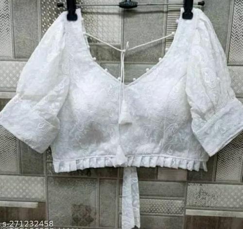 KIRAN FASHION HOUSE_CHICKENKARI_WHITE