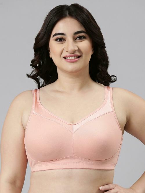 Enamor A112 Smooth Super Lift Classic Full Support Cotton Bra for Women- Full Coverage, Non Padded and Wirefree