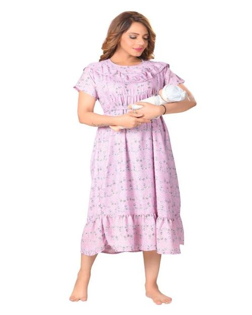 MOMTOUCH Maternity Dress/Easy Breast Feeding/Breastfeeding Dress/Western Dress with Zippers for Nursing