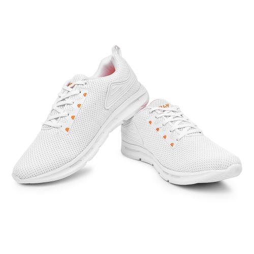 Today Men white orange sport Shoe