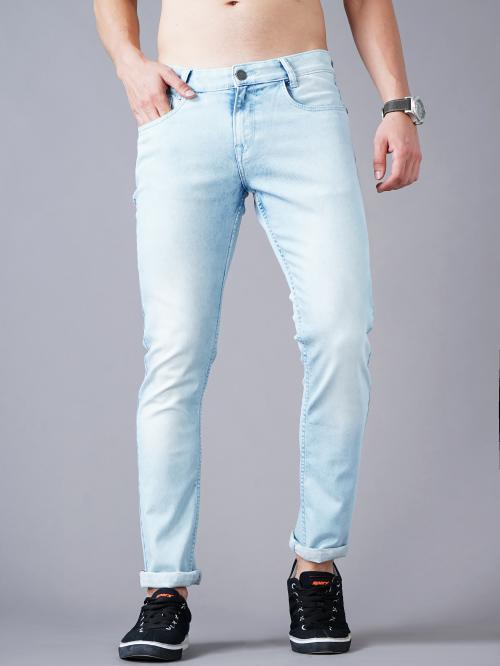 Jean Cafe Slim Fit Rare Vintage Collections DENIM JEANS Lt Blue Size 34