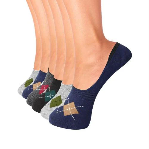 Cotson Loafer Socks For Men And Women Cotton Solid Peds/Footie/No-Show, Low Cut-Color Multi (Pack of 6 Pairs)
