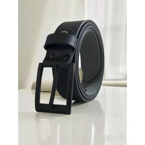 Kastner Men Formal, Casual, Party, Black Genuine Leather Belt