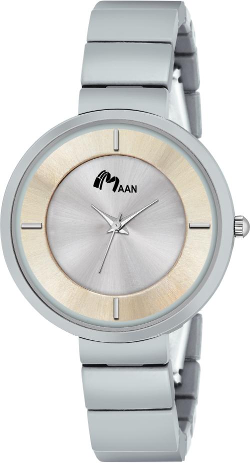 Maan International Analog Wrist Watch Grey Dial Grey Strap for Women JioMart