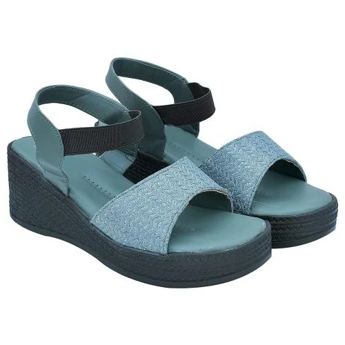 Shoe Lab Women's Comfortable Green Sandal