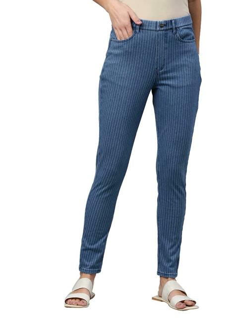 GO COLORS Store Women Dark Blue Denim Jeans