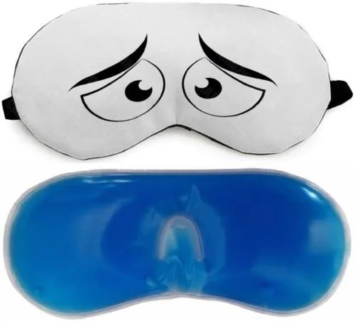 SONEEV MART Eye Mask For Sleeping Men Women With Cooling Gel For Night Deep Sleep, Dark Circles, Puffy Eye's, Dry Eyes And Eye Fatigure (PACK OF 1)