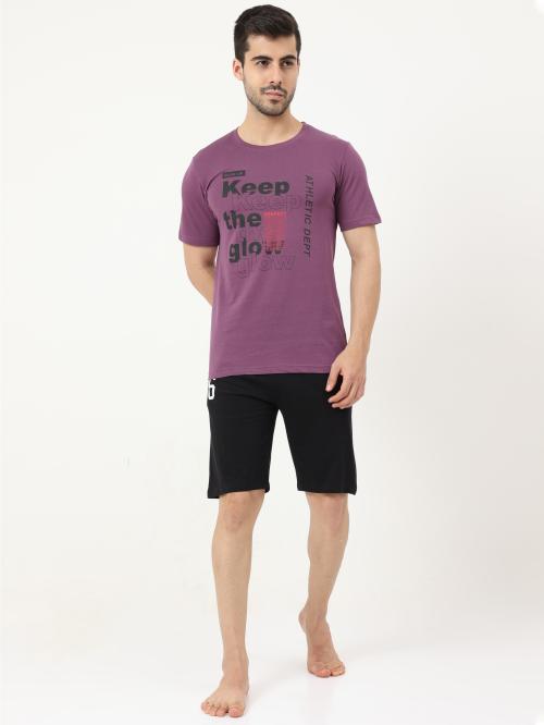 Masculino Latino Mens Lounge wear -Tshirts and Shorts Set