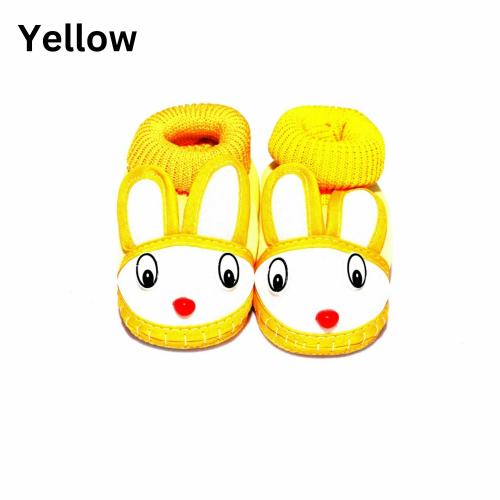 A K Enterprises Boys & Girls Baby Shoes | Breathable Mesh Slip-on Sneakers | Shoe for Baby | Yellow | Age-9-12 Month