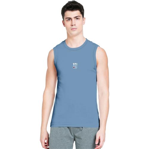 TAB91 Men's Sleeveless Sando DENIM Colour M Size