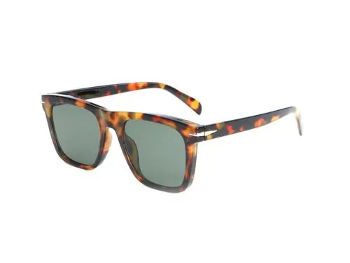 CREATURE UV Protection Retro Square Sunglasses For Mens (SUN-091-TGR PRN-GRN) (TIGER PRINT)