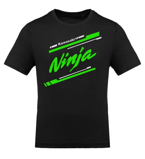 FastBend kawasaki ninja stripes Tshirt XXL
