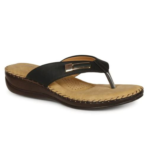 GLANCE FEET Women's Flip-Flops & Slippers / Doctor Ortho Comfort with Style for Women & Girls - Light weight, Soft & Stylish Footwear/ Suitable for Knee, Diabetics