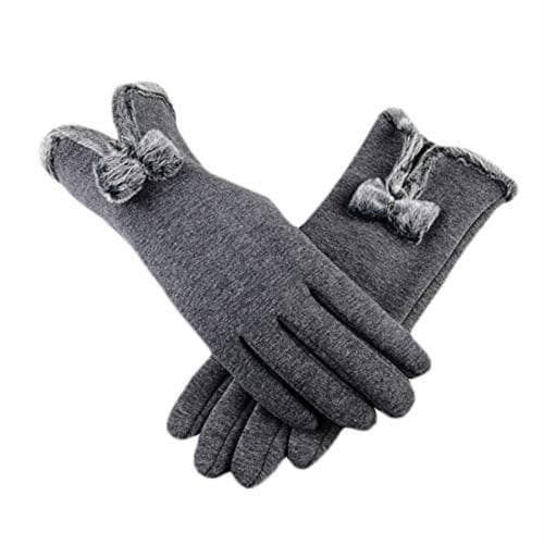 Buy Cotson Women Woollen Winter Gloves with Touchscreen Fingers (Grey