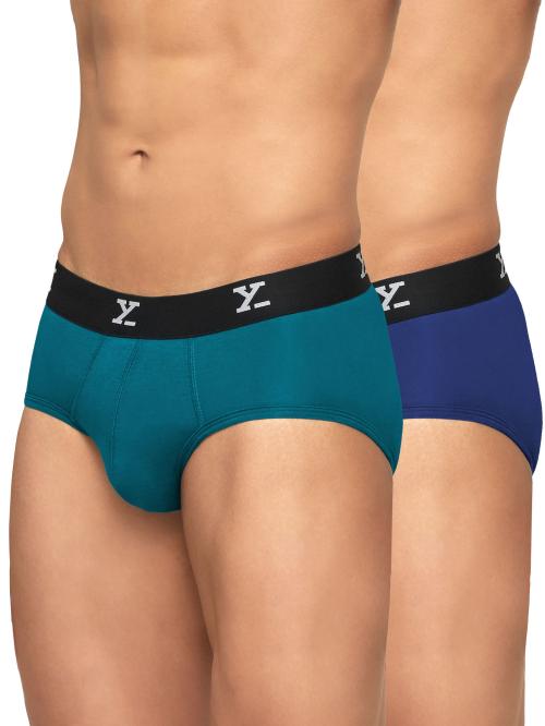 XYXX Pack of 2 Intellisoft Micro Modal Ace Men Briefs