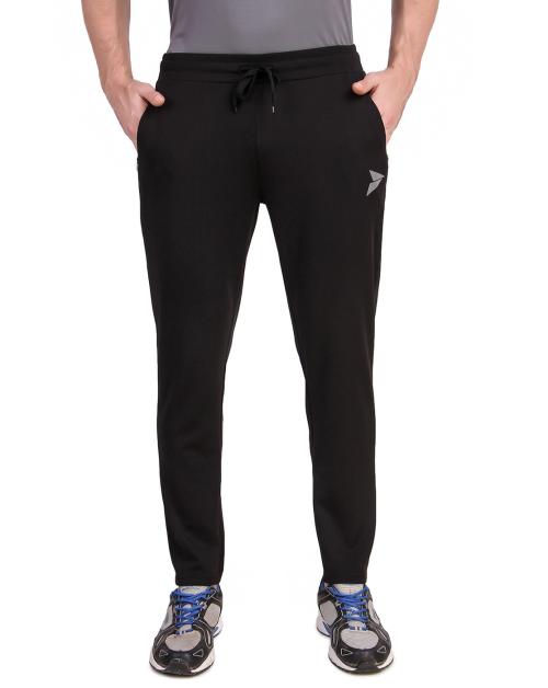 Buy FITINC Black Men's Track Pant with Concealed Zipper Pockets Online at Best Prices in India