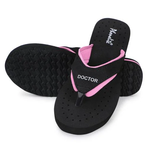Phonolite Doctor Slippers for Women Orthopedic Diabetic Pregnancy Non Slip Lightweight Comfortable Flat Casual Stylish Doctor Chappals and House Flip flops For Ladies/flip-flop comfirtable soft material slipper for women.