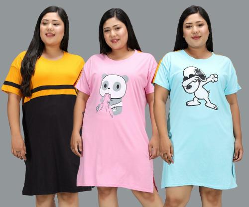 Christy World Women Multicolor Pack of 3 T-shirt