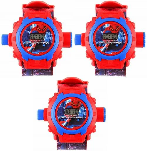 Zuperia 24 Photos Cartoon Images Projector Watch For Kids Digital Watch For Boys