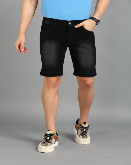 Dakwins Men Denim Grey Shorts(DKW-MS-GRY)