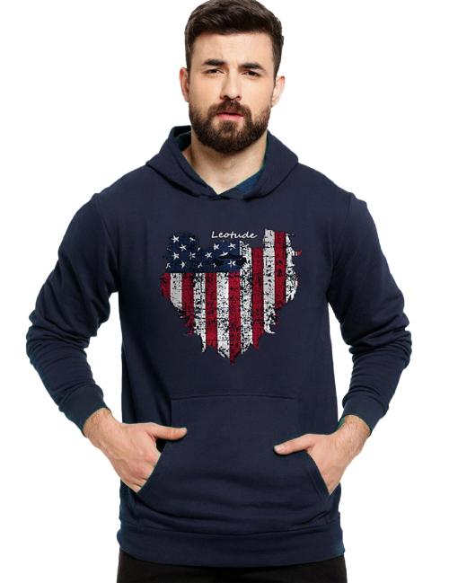LEOTUDE Men's Regular Fit Hoodie Sweatshirt