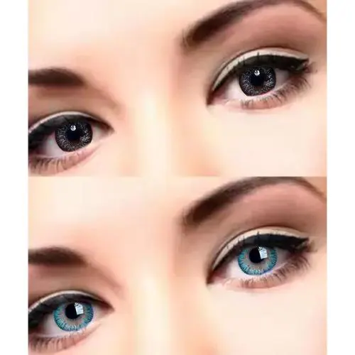 Color Eye The Best Black, Aqua Color Contact Lens For Your Best Eye Color look