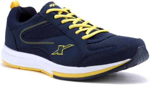 Sparx Men SM-9021 Navy Blue Yellow Sports Shoes