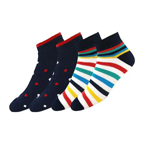 Maanja Men Cotton, Polyester 2 Ankle Length Elastane Socks