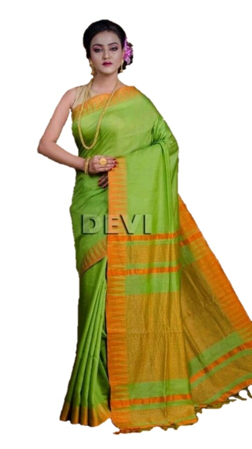 Temple Border Saree
